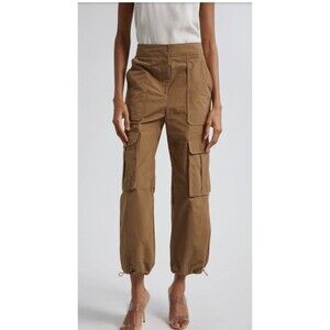 Veronica Beard Dari Cargo Pants Trousers In Sepia SZ 8